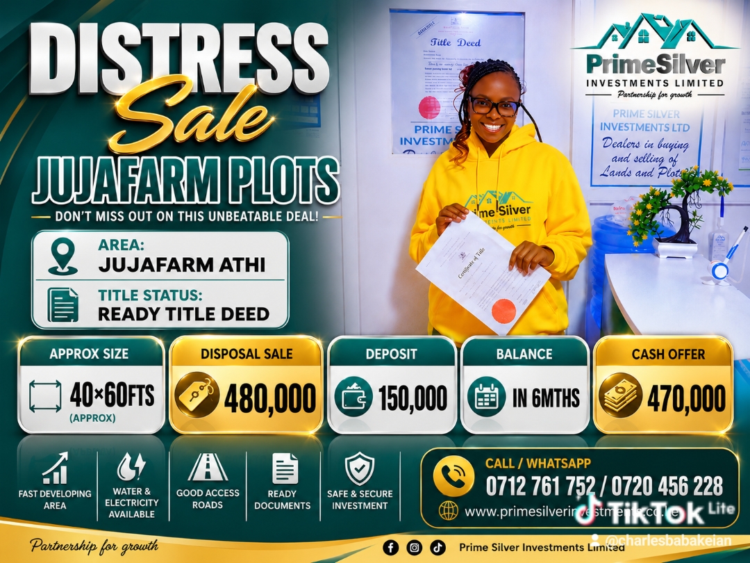 Kiambu Jujafarm Athi Plots For Sale