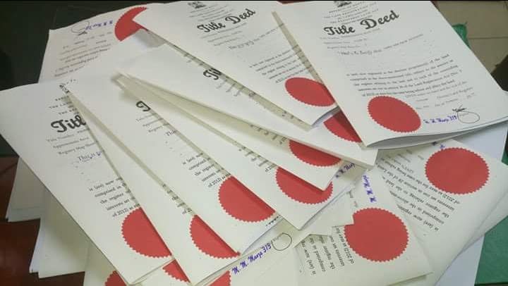 Title Deed Processing Services.
